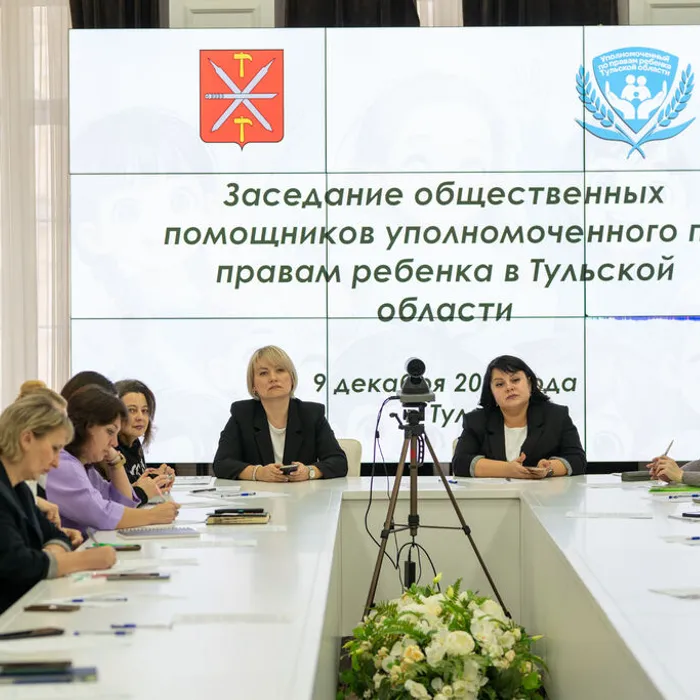 Заседание общественных помощников уполномоченного по правам ребенка в Тульской области, г. Тула