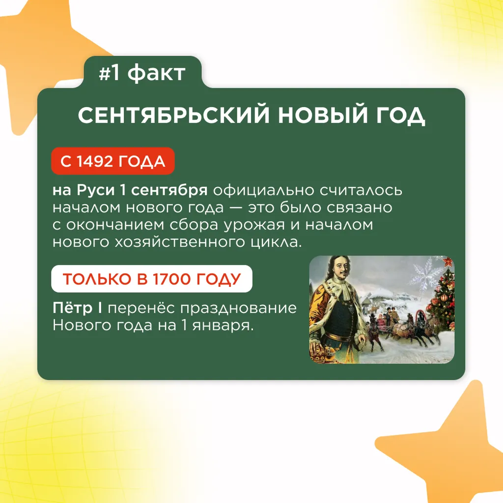 семь фактов о первом сент 2